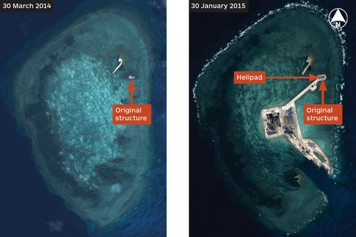 US concerned over China’s construction plans in the East Sea - ảnh 1
